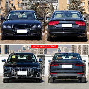 Kit de carrosserie modèle 2023 pour Audi A8 D5, avec phares LED et pare-chocs, pour modification de voiture D4 (2011-2017), état neuf. - Product Image 2