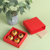 Boîte à Desserts avec 4 Compartiments, Emballage pour Cupcakes, Boîtes à Pâtisserie en Gros, Boîte Cadeau pour Bonbons, Boîte à Gâteaux de Lune, Boîte à Biscuits, Boîte à Produits de Boulangerie