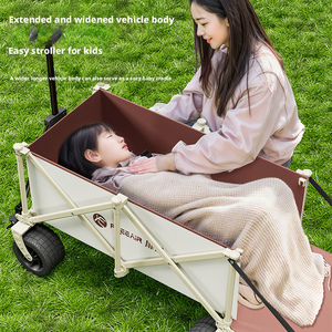 Carrito de Camping Plegable y Portátil, Carretilla de Mano para Exteriores de Gran Capacidad, Carrito Plegable para <span class=keywords><strong>Picnic</strong></span> y Viajes, Venta al Por Mayor - Product Image 5