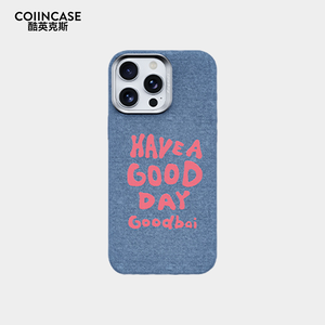 เคสโทรศัพท์มือถือแม่เหล็กผ้า Jean สำหรับ iPhone 16 Series Pro Max พร้อมการป้องกัน 360 องศา ป้องกันรอยนิ้วมือ - Product Image 1
