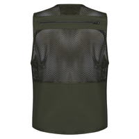 Gilet cargo sans manches pour homme, léger, décontracté, coupe-vent, respirant, avec fermeture éclair, pour activités de plein air, pêche, travail, voyage, photographie, été, multi-usages