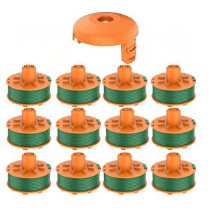 Bobine de rechange pour coupe-herbe, lot de 12, 5367-20, couvercle 5369-20, fil 2,0 mm/14 pieds pour coupe-herbe Gardena smallCut Art 2402 et 2404 - Product Image 4