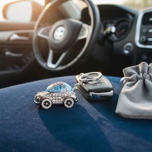 Portachiavi in cristallo per auto senza scatola - Product Image 3