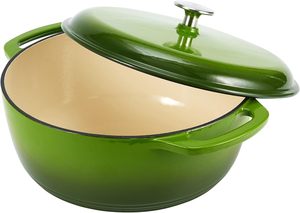 Casserole <span class=keywords><strong>en</strong></span> <span class=keywords><strong>fonte</strong></span> émaillée For Basics avec couvercle, 4 litres, verte - Product Image 2