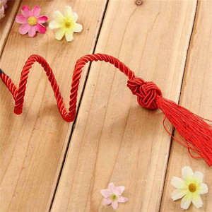 Caja de regalo de 6mm, accesorio, borlas, cuerdas trenzadas, borla, <span class=keywords><strong>cuerda</strong></span> para Decoración - Product Image 2