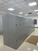 Armoire de rangement en acier à double porte pour hôpital, centre commercial, école, bureau