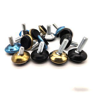 Pieds de nivellement avec écrou en T, pieds réglables filetés antidérapants en or, niveleurs pivotants réglables M6 <span class=keywords><strong>pour</strong></span> pieds de meubles - Product Image 5