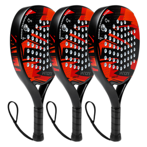 3K Carbon Fiber Padel Racket Black | Round Shape Power & Control | Padel Racket For Women And Men - View #12