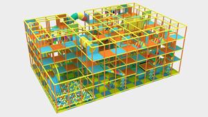 <span class=keywords><strong>Parque</strong></span> <span class=keywords><strong>de</strong></span> juegos interior <span class=keywords><strong>de</strong></span> cuatro niveles para niños, piscina <span class=keywords><strong>de</strong></span> <span class=keywords><strong>bolas</strong></span> <span class=keywords><strong>de</strong></span> espuma, tobogán, castillo <span class=keywords><strong>de</strong></span> juegos suave para niños, diversión interior - Product Image 3