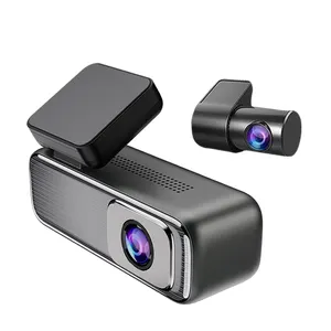 1.47 inç IPS Dash kamera Full HD çift lensler 2K WIFI + APP kaydedici araba dvr'ı kamera