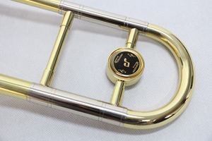 Étui de <span class=keywords><strong>trombone</strong></span> Focustyle en gros, pas cher, haute qualité pour étudiants et débutants, <span class=keywords><strong>trombone</strong></span> en laiton laqué or, tonalité Si bémol - Product Image 4