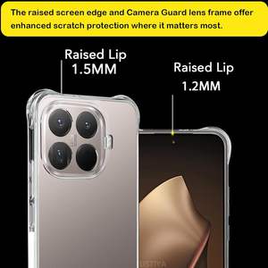 Funda para 15T Pro 5G, transparente, de TPU suave, con protección en las cuatro esquinas - Product Image 4