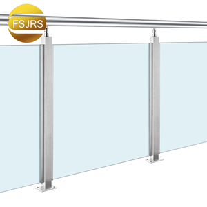 Barandilla <span class=keywords><strong>de</strong></span> <span class=keywords><strong>Acero</strong></span> <span class=keywords><strong>Inoxidable</strong></span> 304/316 para Terraza Exterior, Diseño Minimalista <span class=keywords><strong>de</strong></span> Escalera, Canal en U - Product Image 2
