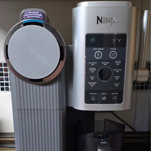 Ninja Ice Cream Maker Cover For NC700 NC701 Models Black White Gray Plastic Dust Cover - Product Image 1