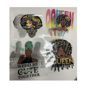 Venta al por mayor negro reina DTF transferencias <span class=keywords><strong>vinilo</strong></span> personalizado Transferencia de Calor Dtf transferencias diseños listos para presionar para camiseta - Product Image 4