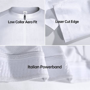 Private label fabrikant van wielershirts, korte en lange mouwen, aangepaste logo-print, sjabloon, startmerk, racefiets shirt - Product Image 3