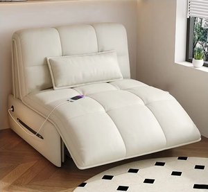 Lit simple ou double intelligent moderne en tissu rétractable pour appartement, petit appartement, télécommande, salon, moderne et intelligent - Product Image 3