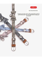 Collier élégant en polyester uni personnalisé pour chat avec nœud papillon en rubans, sangle réglable pour petit chien, idéal pour les fêtes et toutes les saisons