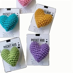 Cartes de vœux au crochet faites à la main en papier kraft tissé, rectangulaires, pour toutes occasions, pour exprimer l'amour, souvenir - Product Image 5