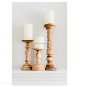 Bougeoirs en bois personnalisés avec toutes les tailles, porte-bougies - Product Image 2