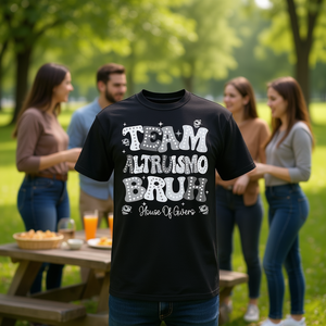 Camiseta Positive Vibes Crew para adultos, unisex, manga corta, cuello redondo, camiseta gráfica para el día a día, ajuste cómodo - Product Image 3