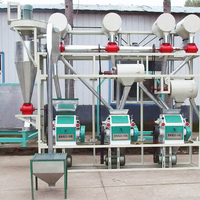 Machine à moudre la farine de blé Moulin à maïs 10 tonnes par jour Machine à farine de maïs FuFu Machine à moudre Posho pour fabriquer Ugali en Afrique