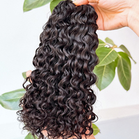 Extensions de cheveux humains au crochet Invisible Miracle Knots, mèches bouclées style bohème pour tressage
