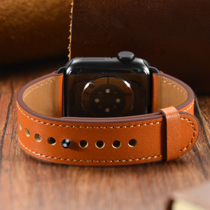 Eraysun純正シュランチストラップ用アップルウォッチバンド49mm 44mm 40mm Luxury I <span class=keywords><strong>Watch</strong></span> Ultra 6 7 8 9 10メンズ腕時計レザーバンド - Product Image 5