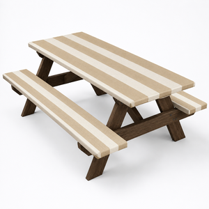 OEKO-TEX Fabric Option Beer Table <b>Bench</b> and Picnic Table Cover Set with REACH Compliance Support - Product Image 1