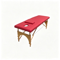 Table de massage en bois légère et portable pour les spas de beauté et la thérapie à domicile