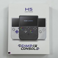Console de jeu portable H5 avec batterie intégrée, écran IPS de 5 pouces, résolution 1280*720, batterie intégrée de 4000 mAh, carte mémoire de 256 Mo