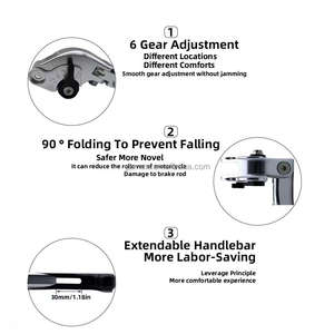 <span class=keywords><strong>MOXI</strong></span> 390 Duke RC 390 ADV 2013-2021 CNC 알루미늄 핸들바 액세서리용 새로운 오렌지색 접이식 확장형 레버-리테핏/업그레이드 - Product Image 3