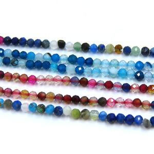 Bán buôn thiết kế lạ mắt đa màu sắc tự nhiên 2 mét Mặt đá quý Hạt trang sức hạt và quyến rũ - Product Image 4