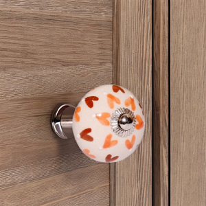 Industrial <b>Ceramic</b> <b>Knob</b> Handles for Wardrobe Dresser Cabinet-Durable Furniture <b>Knobs</b> with Round Shape and 23mm Height - Product Image 6