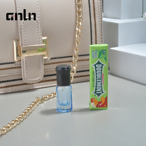 Envase de Vidrio Vacío para Perfume, Colorido, de 3 ml, con Tapa de Aluminio y Rodillo de Acero - Product Image 4