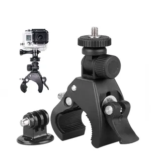 Fietsstuur Klem 360 Swivel Met 1/4 "Schroef Statief Adapter Mount Houder Met Klem