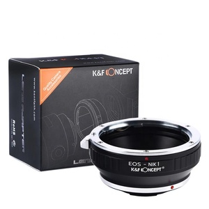 K & F Concept adaptateur d'objectif pour EOS-NIKON1 Pour canon EOS LENTILLE MICRO NIKON1 V1/J1 nikon AF-S DX