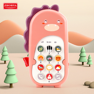 ZHORYA <span class=keywords><strong>Dinosaure</strong></span> Danse Enfants juego inteligente Téléphone <span class=keywords><strong>Mobile</strong></span> <span class=keywords><strong>Play</strong></span> House Toy Story Machine - Product Image 2