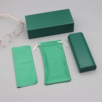 Boîtes à lunettes de soleil personnalisées avec logo, étuis en cuir, sacs à lunettes 2025, vente en gros, emballages de luxe, ensemble de boîtes