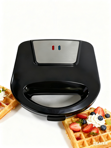 Machine à pain <span class=keywords><strong>et</strong></span> à petit-déjeuner multifonctionnelle pour la maison, appareil électrique à deux grilles pour sandwichs <span class=keywords><strong>et</strong></span> hamburgers, <span class=keywords><strong>gaufrier</strong></span> - Product Image 3