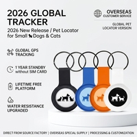 Traceur GPS mondial pour animaux de compagnie, collier anti-perte pour chiens et chats, contrôle par application, suivi en temps réel, modèle F3, étanche, autonomie de 1 an