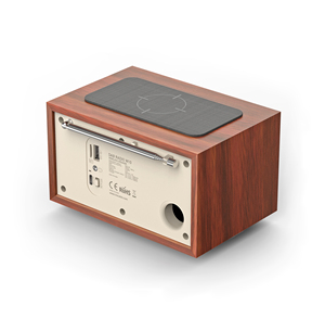 Boîtier en bois Radio DAB/DAB + et <span class=keywords><strong>FM</strong></span> avec chargeur sans fil Réveil - Product Image 3