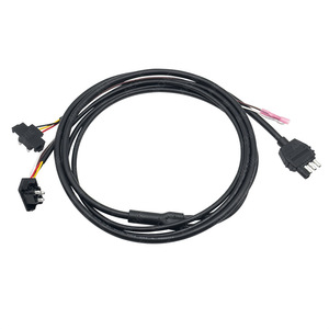 Conector SAE de 4.5mm y 4 pines, arnés de cableado negro con enchufe macho recto para control de luces de remolque RV - Product Image 2