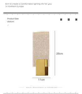 Lampada da Parete LED Moderna di Lusso in Cristallo e Ferro Lavorato a Mano per Corridoio, Camera da Letto e Hotel - Product Image 6