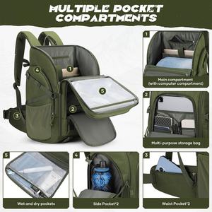 Mochila de Senderismo Ligera de 35L para Deportes al Aire Libre, Personalizable, Venta al por Mayor de Fábrica, para Viajes, Campamento y Aventuras - Product Image 6