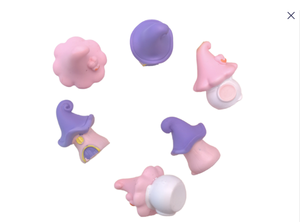 100 Stück Harz-Miniatur-Feehäuser und -Schlösser, Niedliche Feengarten-Zwerge, Moos-<span class=keywords><strong>Terrarium</strong></span>-Deko, Bonsai-<span class=keywords><strong>DIY</strong></span>-Schleim-Zubehör - Product Image 4