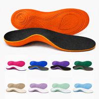 Semelles orthopédiques Aureright en cuir microfibre PU avec talonnette profonde, soutien de la voûte plantaire profilé, absorption des chocs et antidérapantes