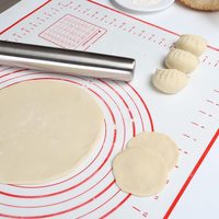 Pâte en silicone antiadhésive réutilisable Offre Spéciale personnalisée/tapis de pétrissage Rectangle tapis de pâtisserie de cuisine sécurité premier emballé dans un carton
