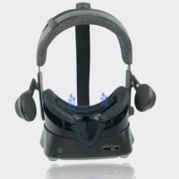 Accessoires de couverture de nez en matériau souple EVA à montage d'interface faciale confortable, respirant et facile à installer pour Valve Index vr