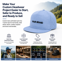 Gorra de Béisbol Unisex Premium con Estampado por Transferencia Térmica, Transpirable, con Logotipo Personalizado para Ropa Urbana, Impermeable, de 7 Paneles, Visera Plana